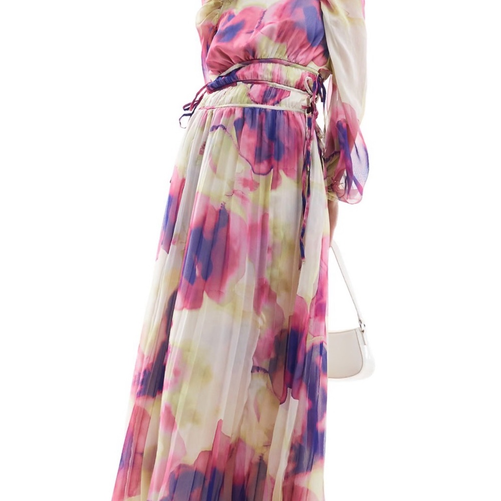 ASOS Multicolor Floral Maxi Dress